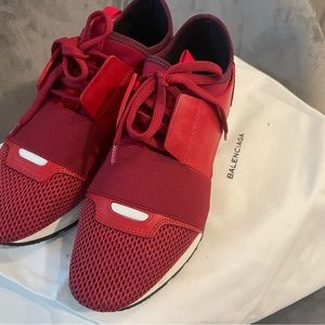Balenciaga race runners chunky sneakers.